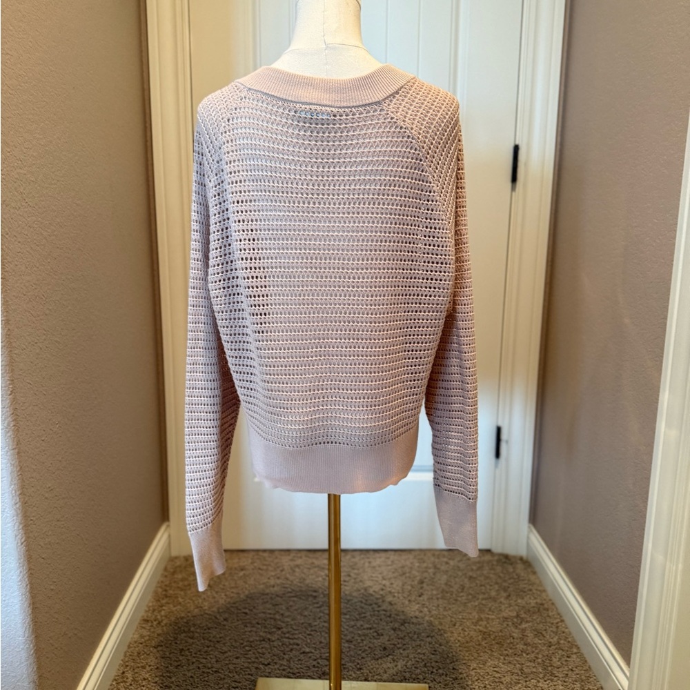 Varley Lai Lightweight Knit Jacket in moonlight color - Picture 6 of 8